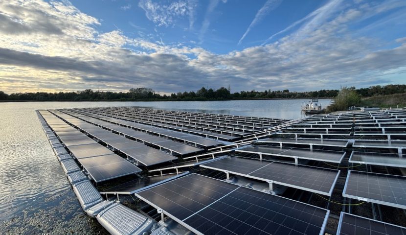 projet photovoltaique flottant – Lescheroux
